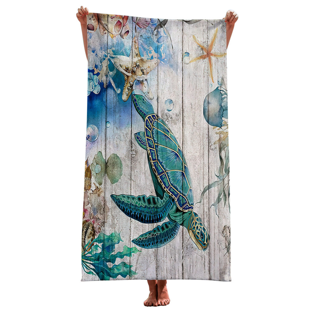 Sea ​​Turtle Beach Towel 1