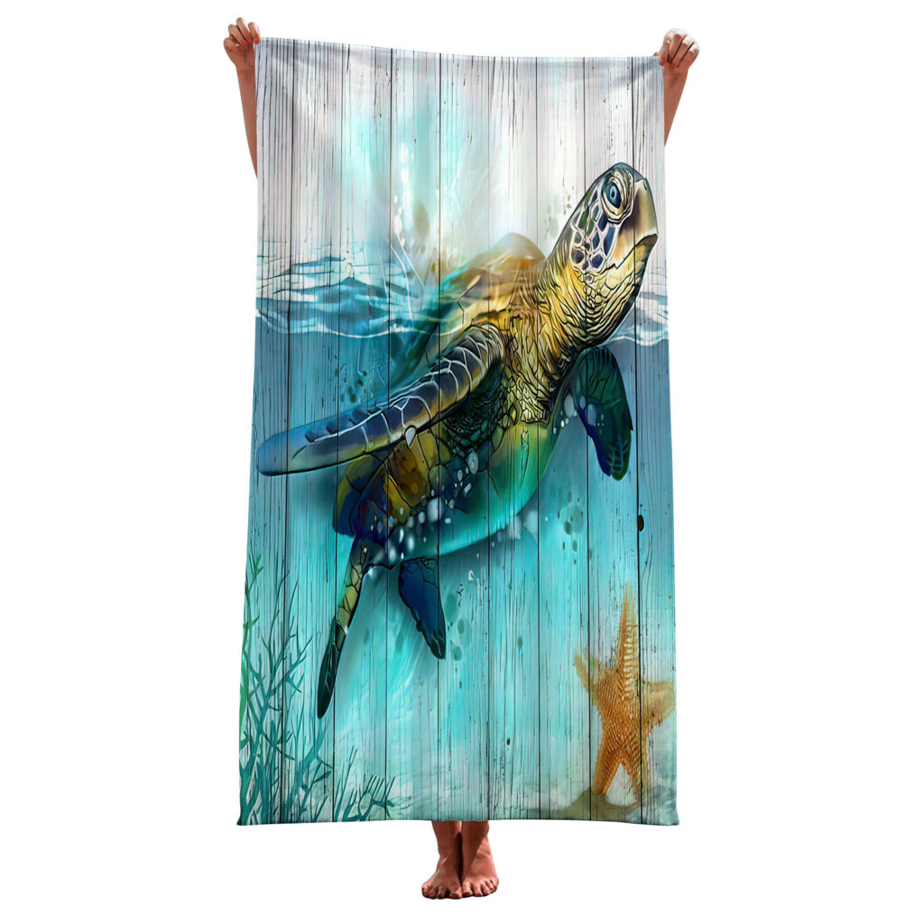 Sea ​​Turtle Beach Towel 3