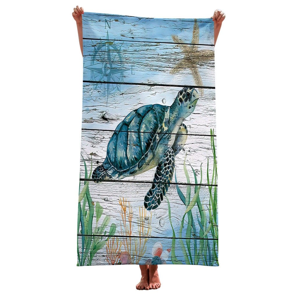 Sea ​​Turtle Beach Towel 4