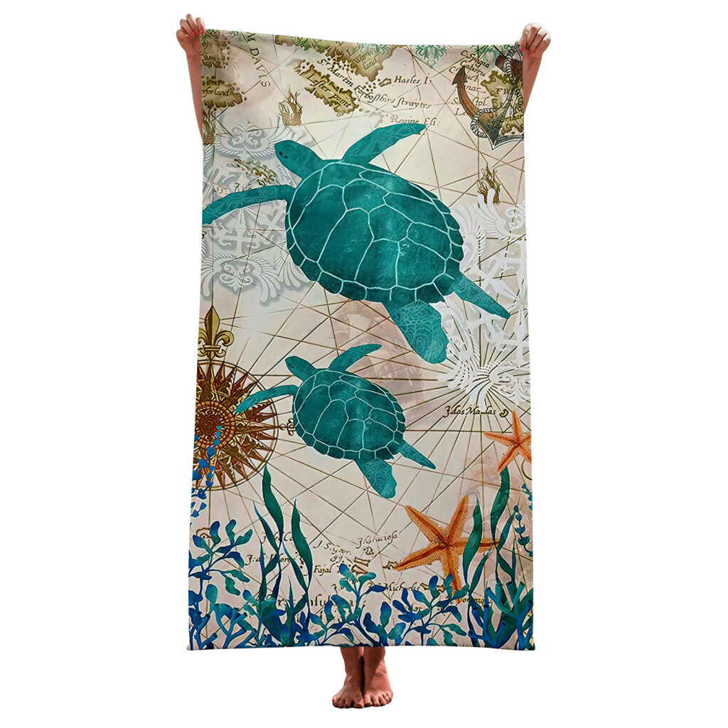 Sea ​​Turtle Beach Towel 7