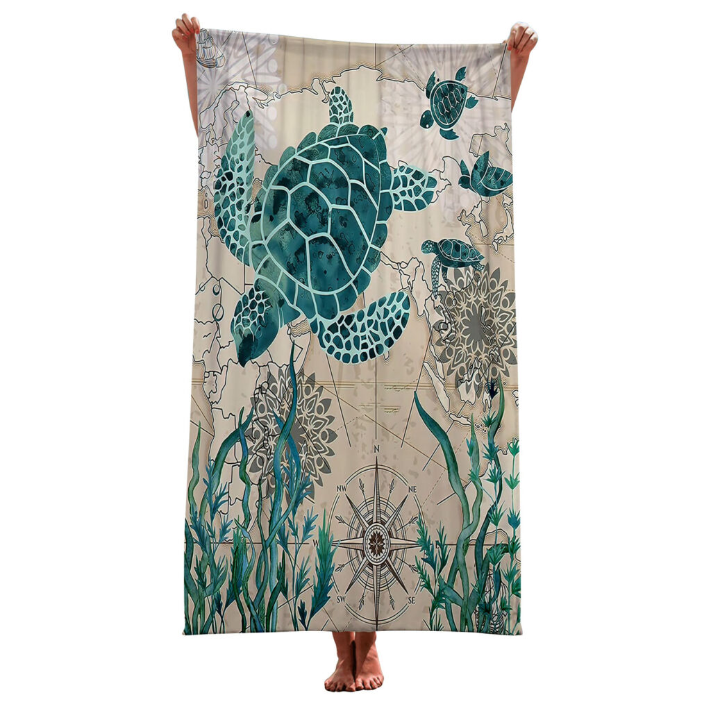 Sea ​​Turtle Beach Towel 8