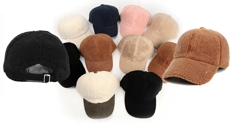 Solid Sherpa Corduroy Panel Cap 1 Solid Sherpa Corduroy Panel Cap
