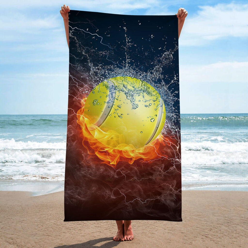 Sport Ball Beach Towel 19