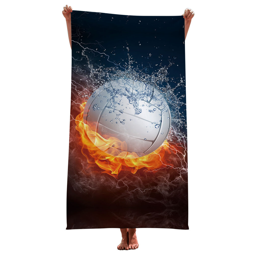 Sport Ball Beach Towel 9