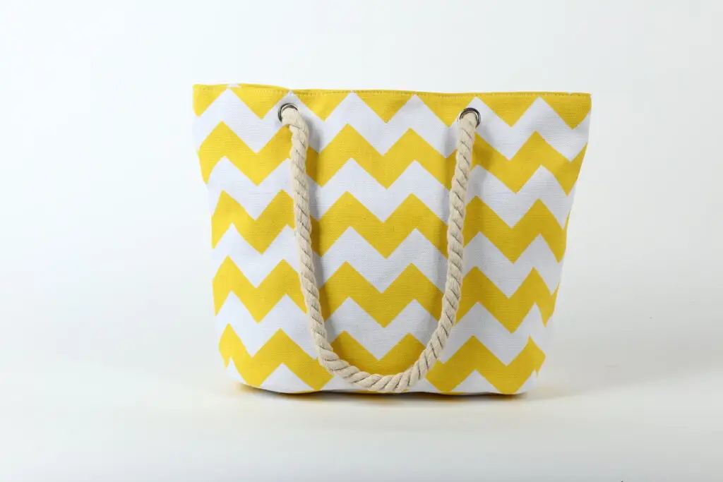 Stripe Block Beach Canvas Bag 16 Stripe Wave Block Beach Canvas Bag 8