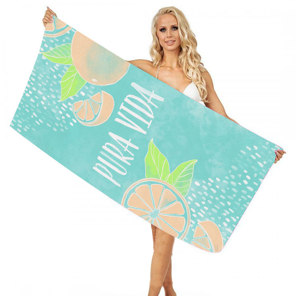 Summer Plant Fruit Party Beach Towel 18