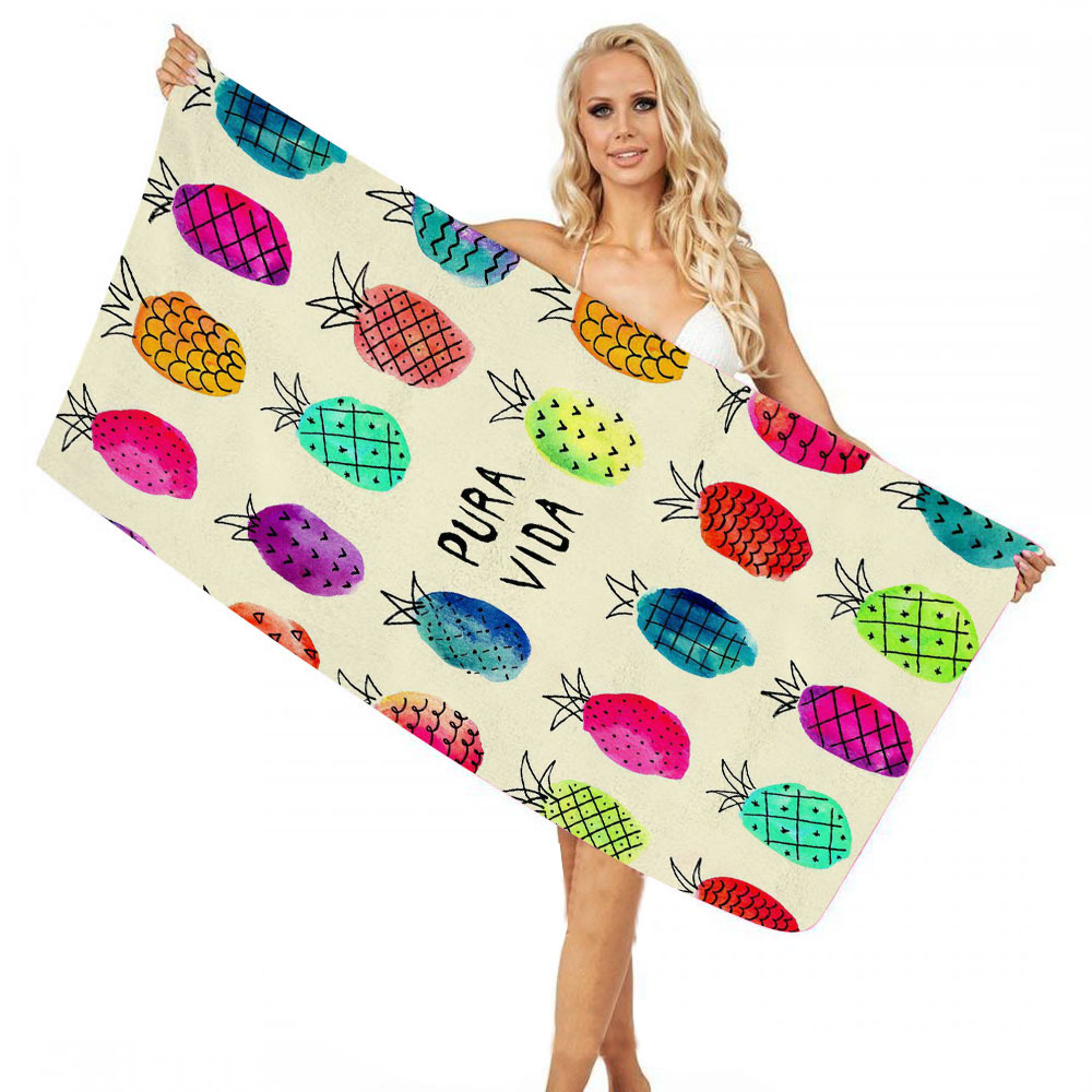 Summer Plant Fruit Party Beach Towel 2