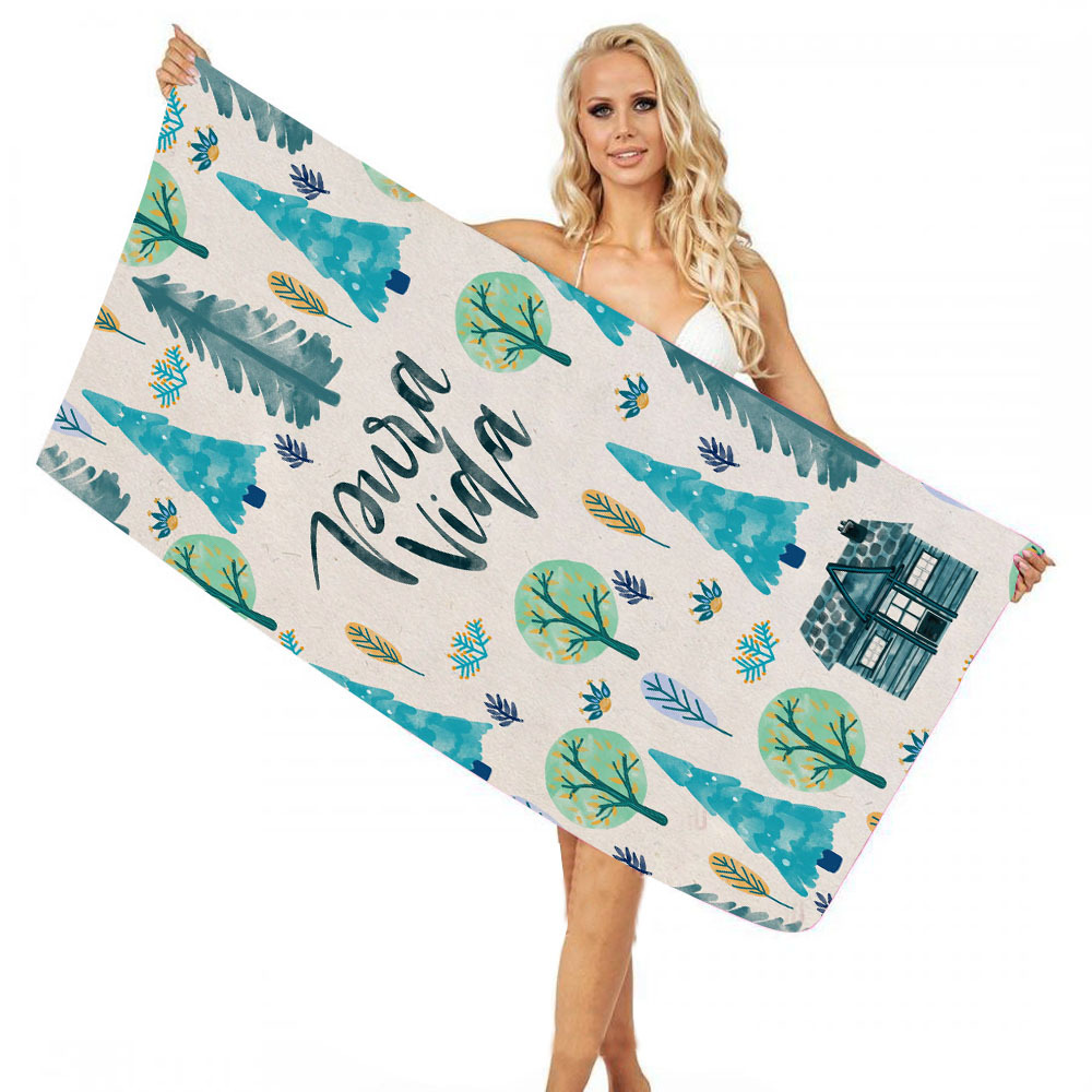 Summer Plant Fruit Party Beach Towel 3