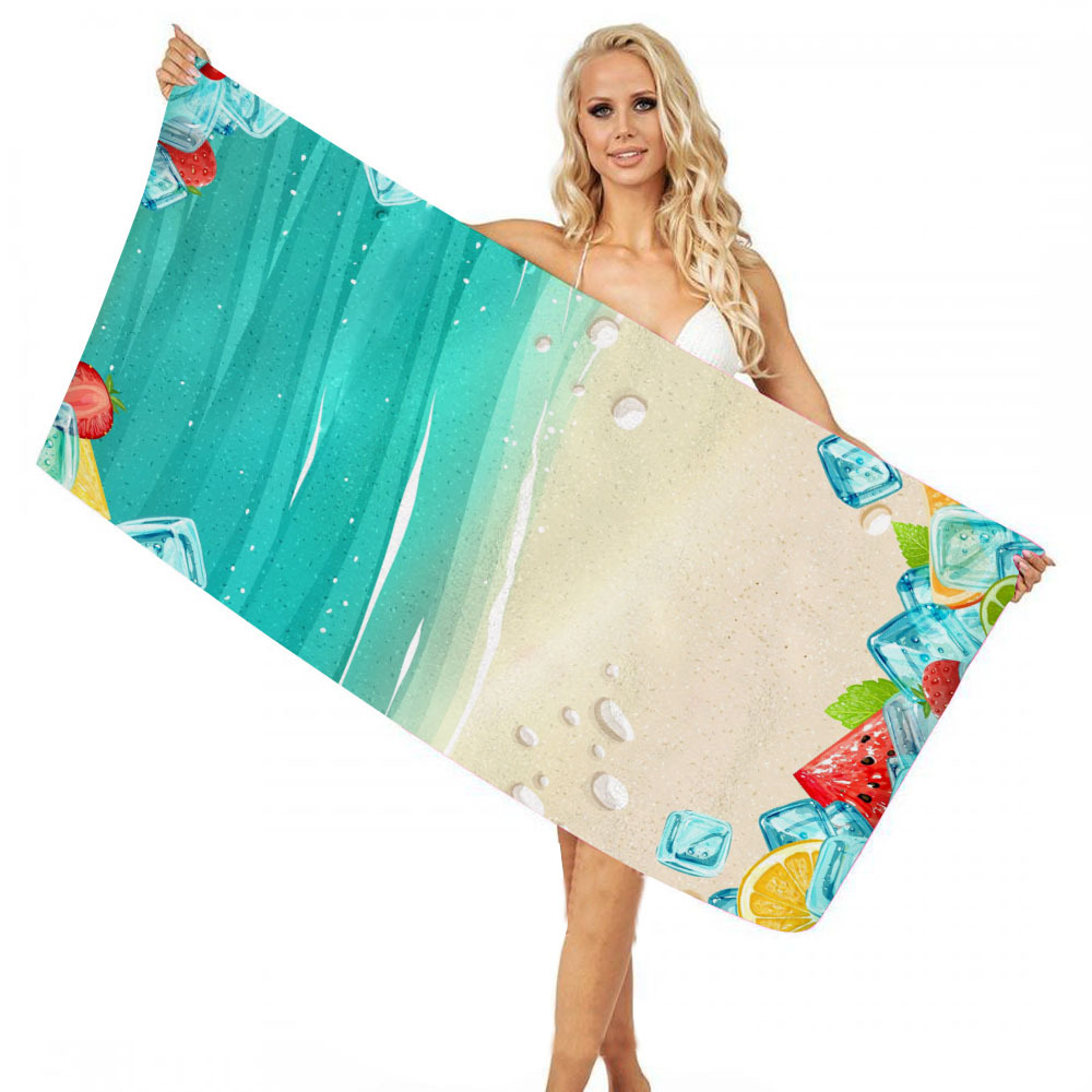 Summer Plant Fruit Party Beach Towel 4