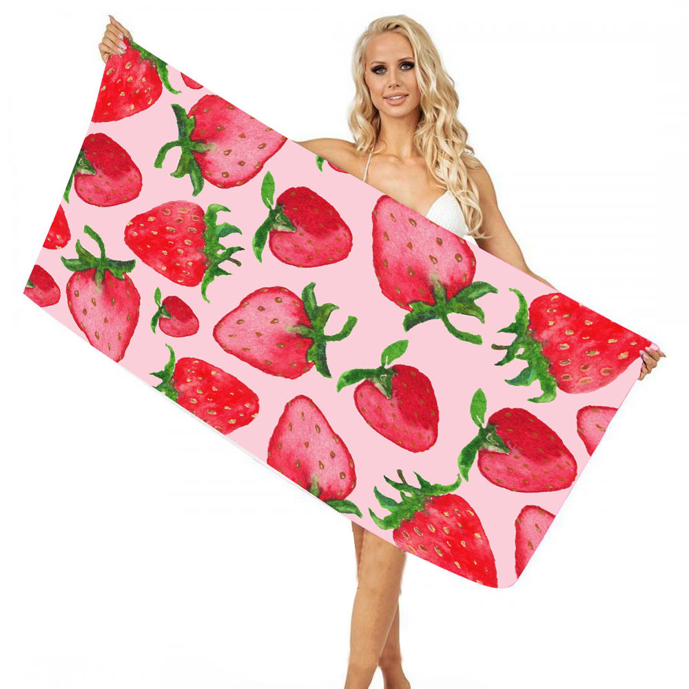 Summer Plant Fruit Party Beach Towel 5