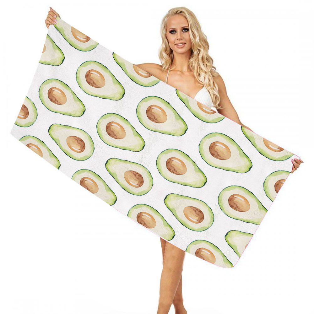 Summer Plant Fruit Party Beach Towel 9