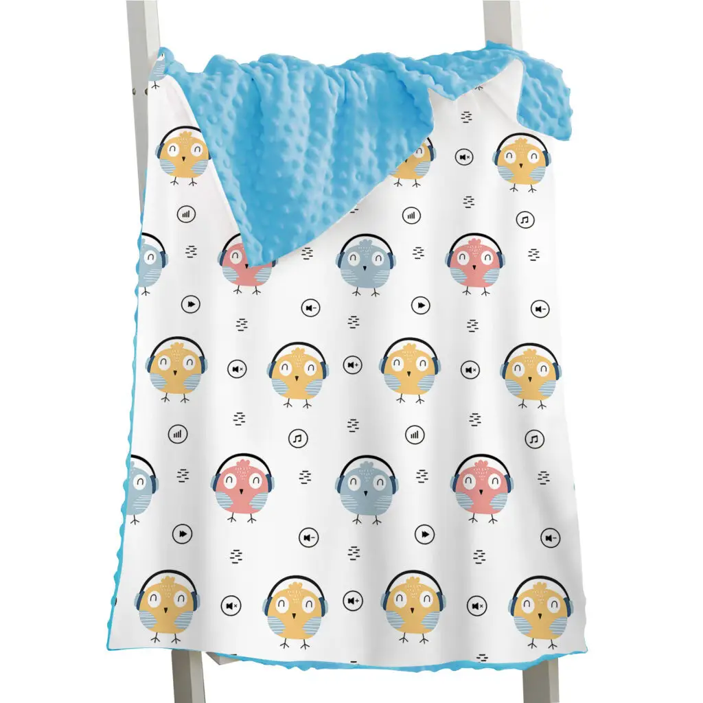 Toddler Horse Bear Cartoon Minky Blanket 11