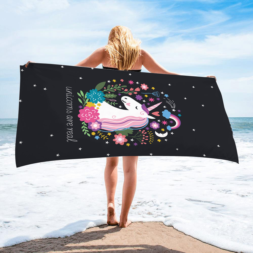 Unicorn Beach Towel For Girls 4 Unicorn Beach towels 3
