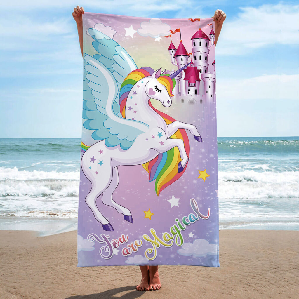 Unicorn Beach Towel For Girls 8 Unicorn Beach towels 7