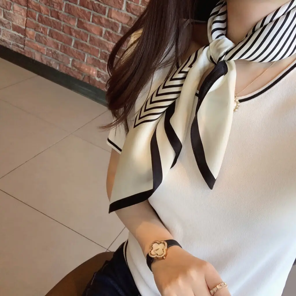 Women Natural Silk Scarf 70 x70 cm 17 Women Natural Silk Scarf 70 x70 cm 16