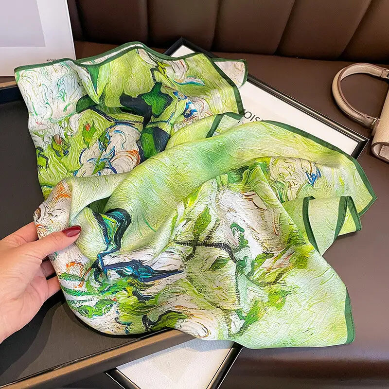 Women Natural Silk Scarf 70 x70 cm 55 Women Natural Silk Scarf 70 x70 cm 59