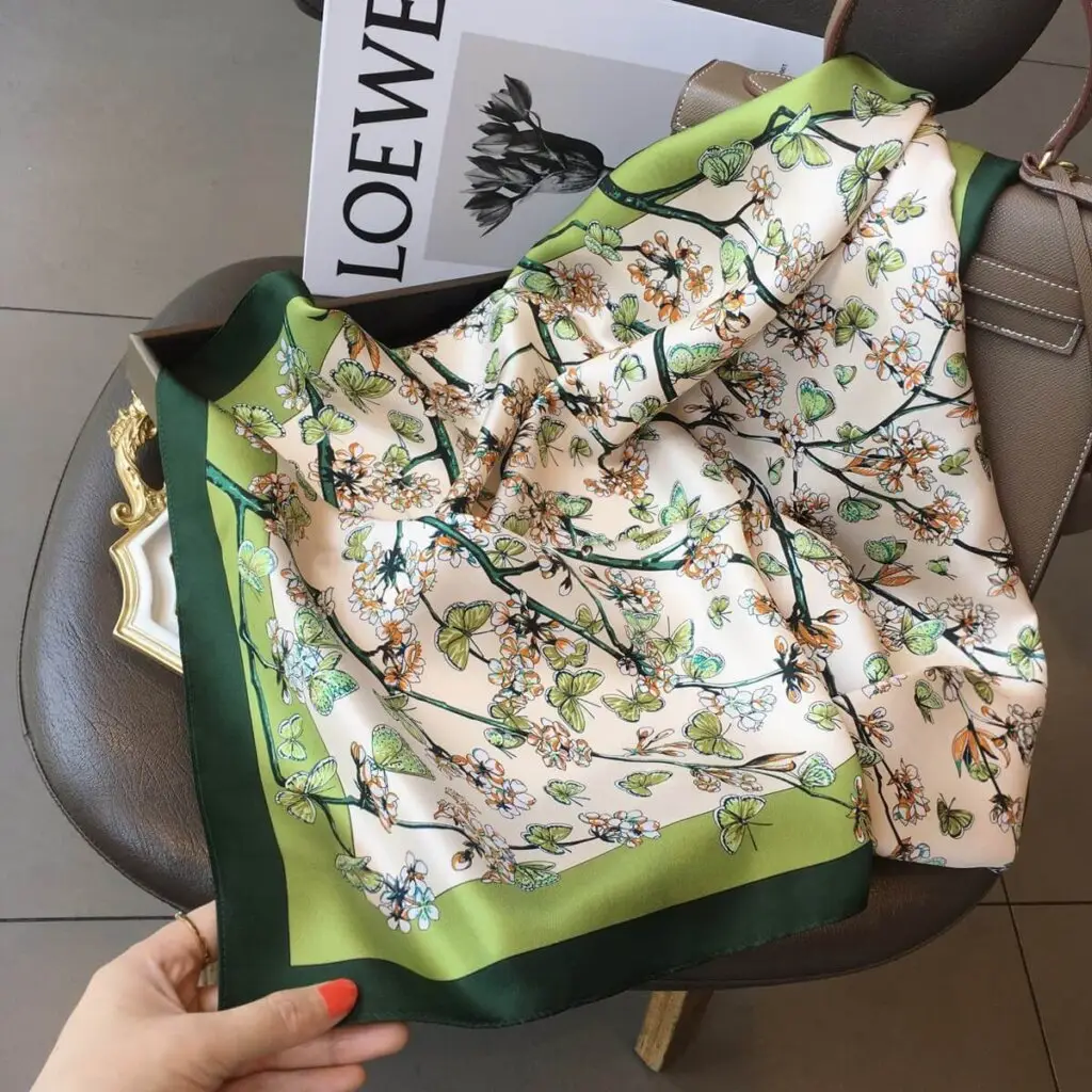 Women Natural Silk Scarf 70 x70 cm 58 Women Natural Silk Scarf 70 x70 cm 62