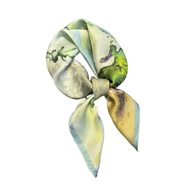 Women Natural Silk Scarf 70 x70 cm 68 Women Natural Silk Scarf 70 x70 cm 72