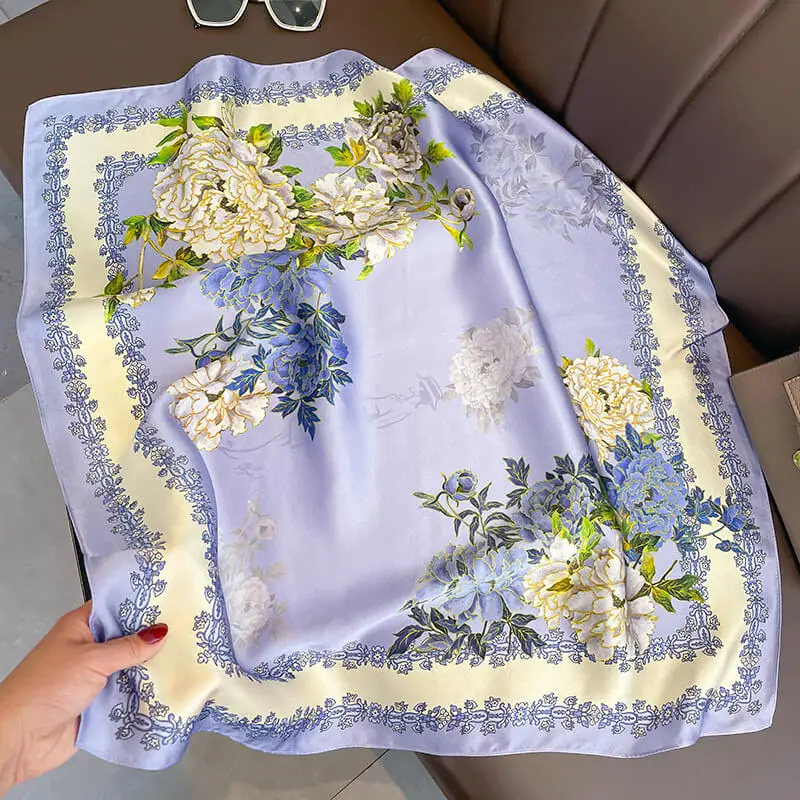 Women Natural Silk Scarf 70 x70 cm 80 Women Natural Silk Scarf 70 x70 cm 84
