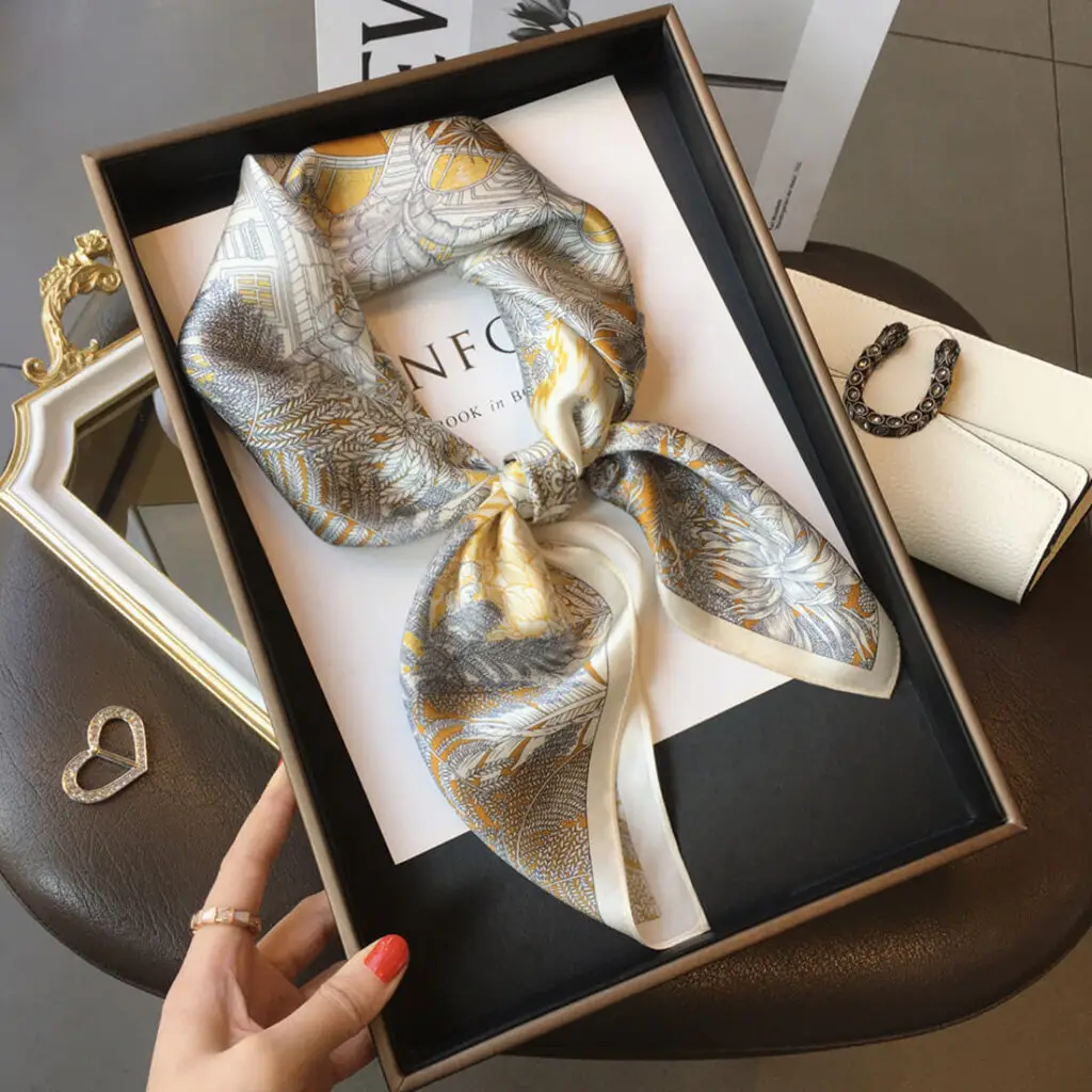 Women Natural Silk Scarf 70 x70 cm 83 Women Natural Silk Scarf 70 x70 cm 87