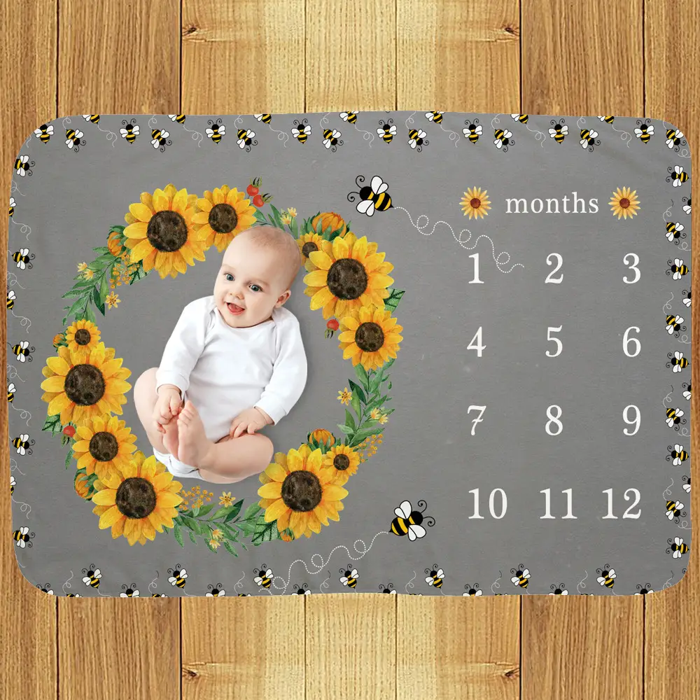You Are My Sunshine Milestone Blanket 2