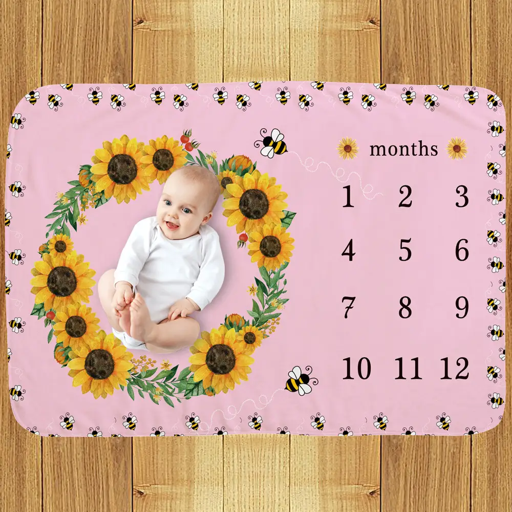 You Are My Sunshine Milestone Blanket 4
