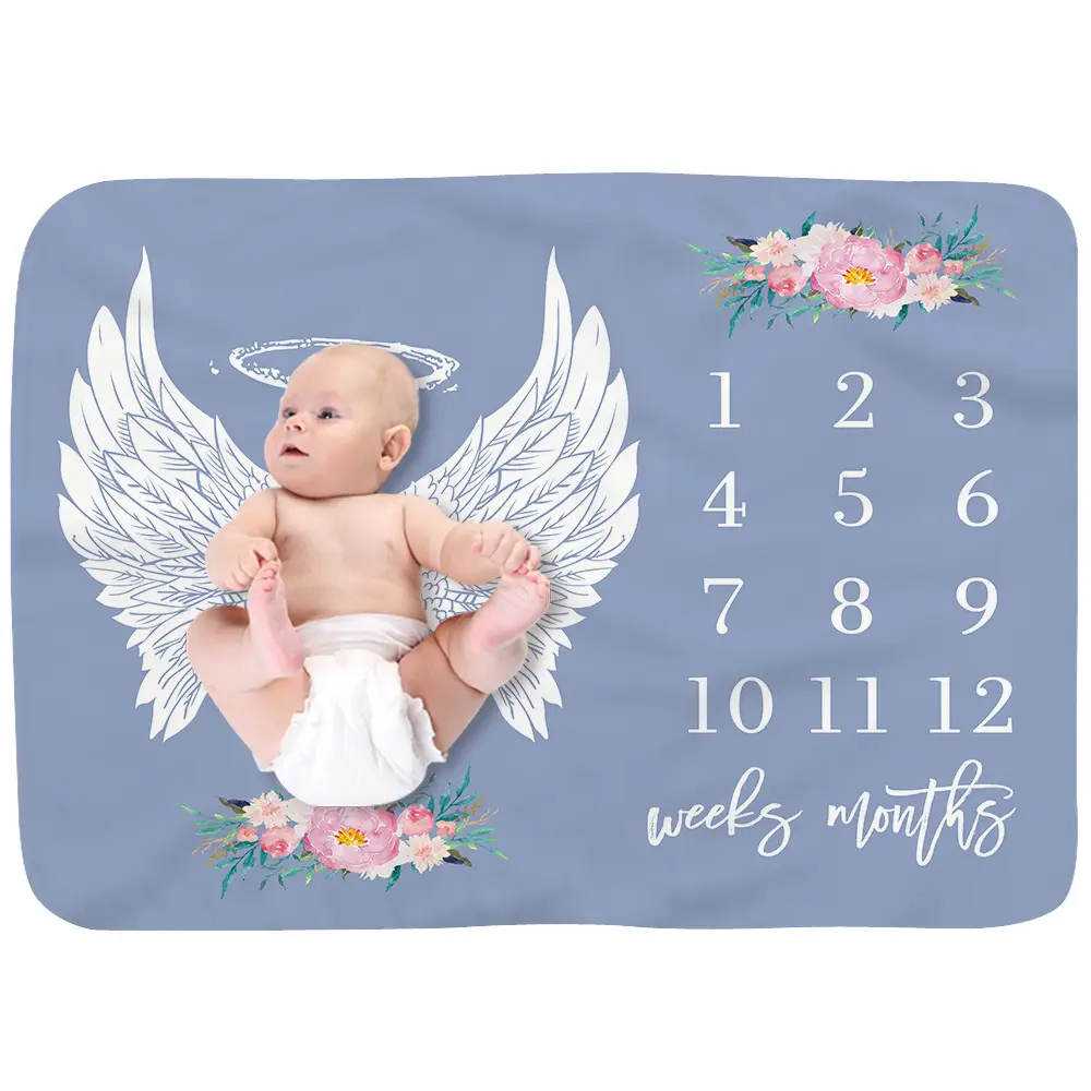 baby monthly milestones blanket 4