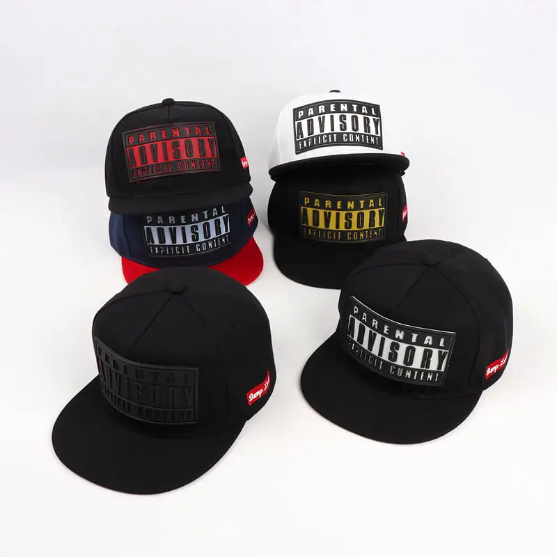 3D Rubber Letter Baseball Hat Flat Brim Hip-Hop Street Skateboard Trendy Cap 9 details 3D Rubber Letter Baseball Hat Flat Brim Hip Hop Street Skateboard Trendy Cap 2