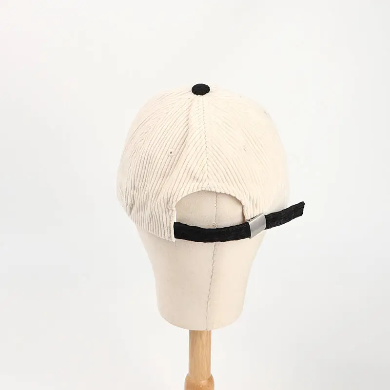 Be Wild And Wonder Color Matching Corduroy Baseball Cap 11 details Be Wild And Wonder Color Matching Corduroy Baseball Cap 6