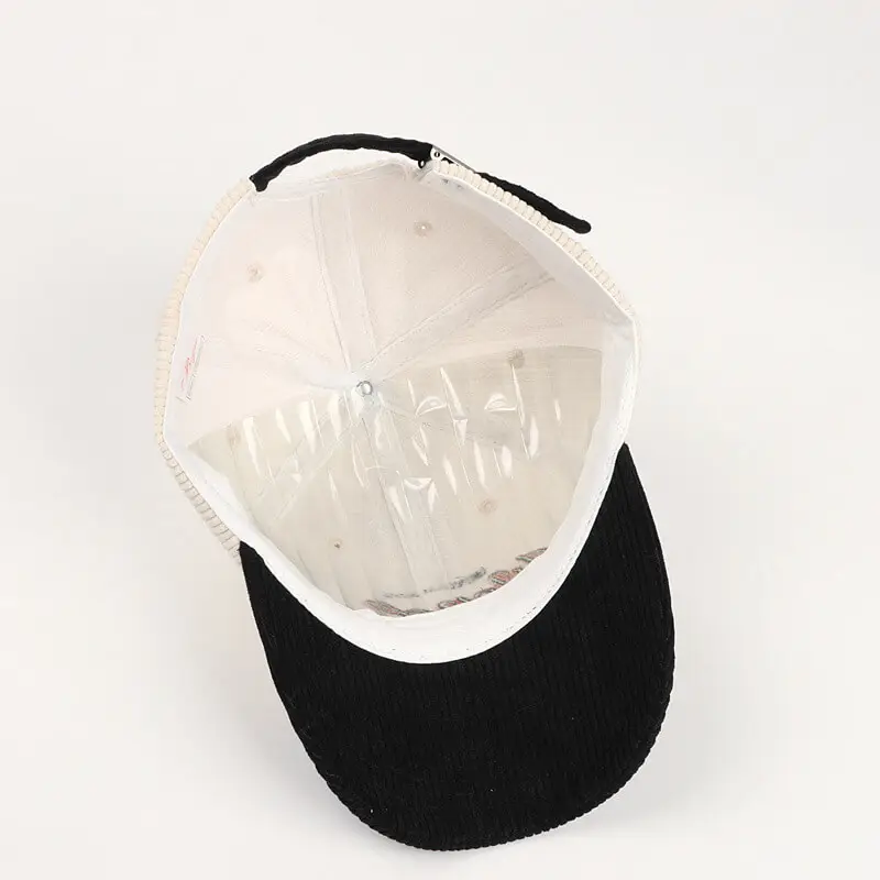 Be Wild And Wonder Color Matching Corduroy Baseball Cap 13 details Be Wild And Wonder Color Matching Corduroy Baseball Cap 8