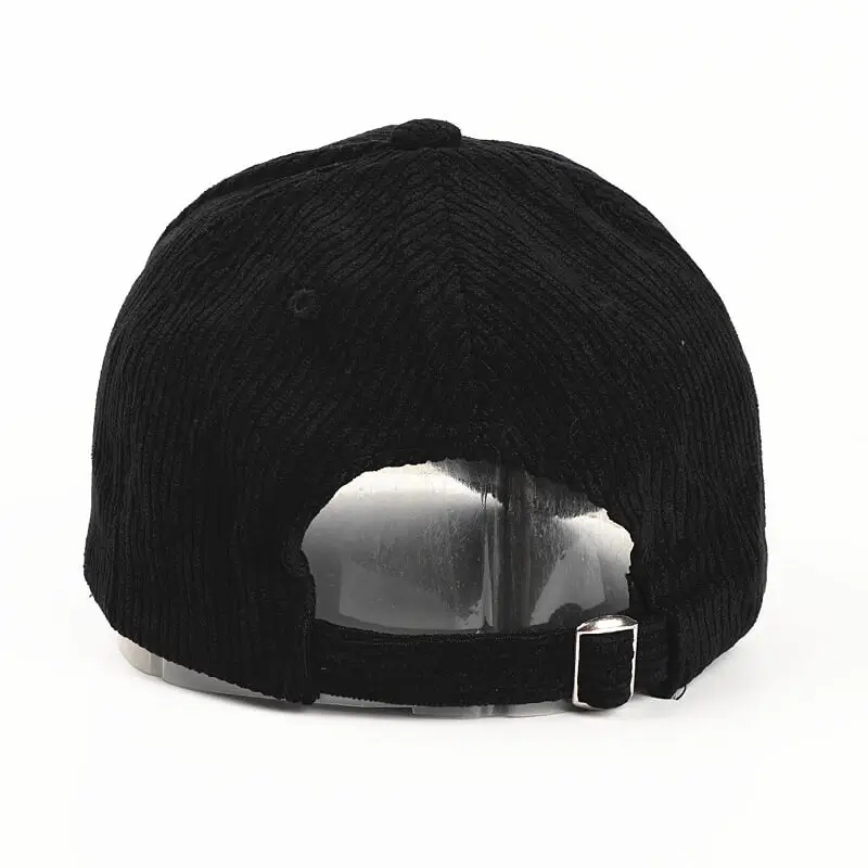 details Corduroy Hardtop Curved Brim Baseball Cap 3