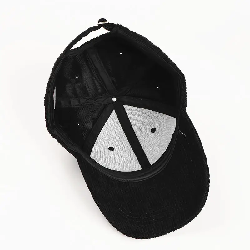 details Corduroy Hardtop Curved Brim Baseball Cap 4