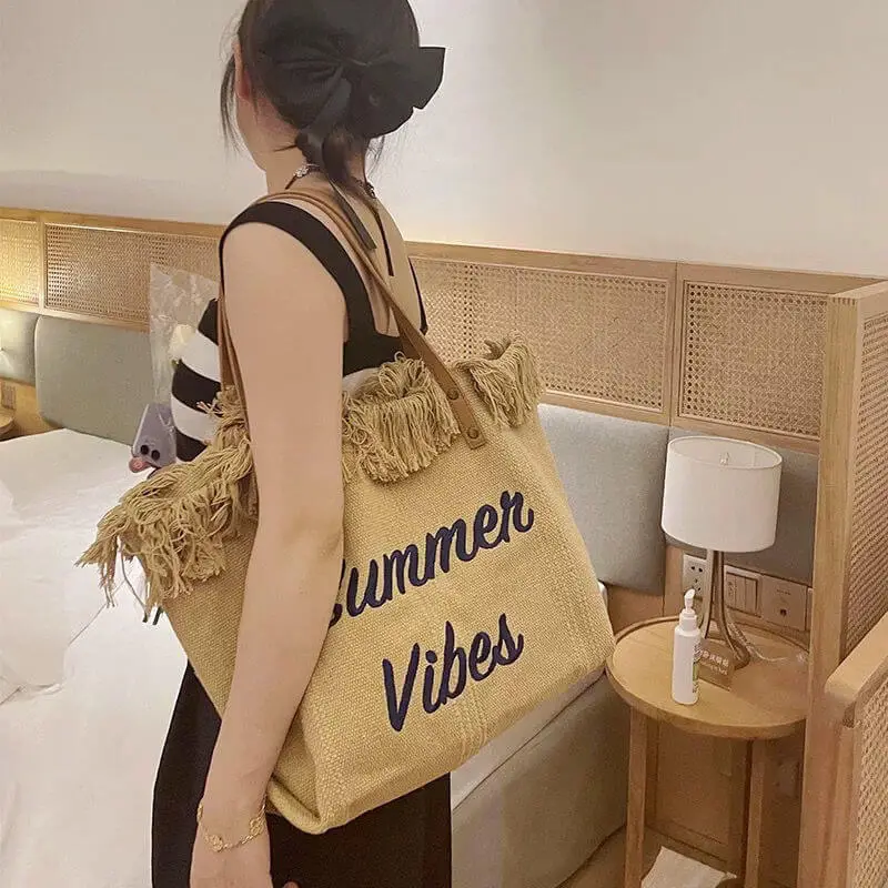 details Fashion Lady Travel Beach Bag 1