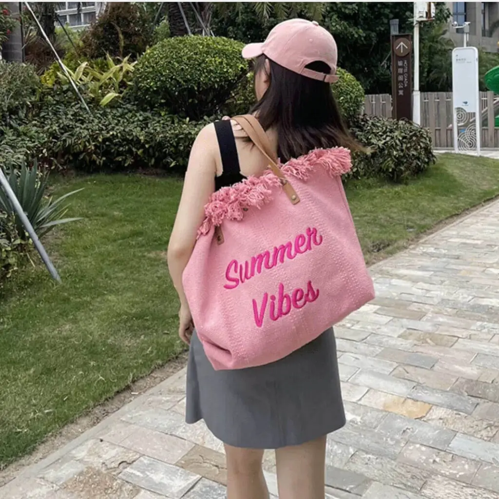 details Fashion Lady Travel Beach Bag 6