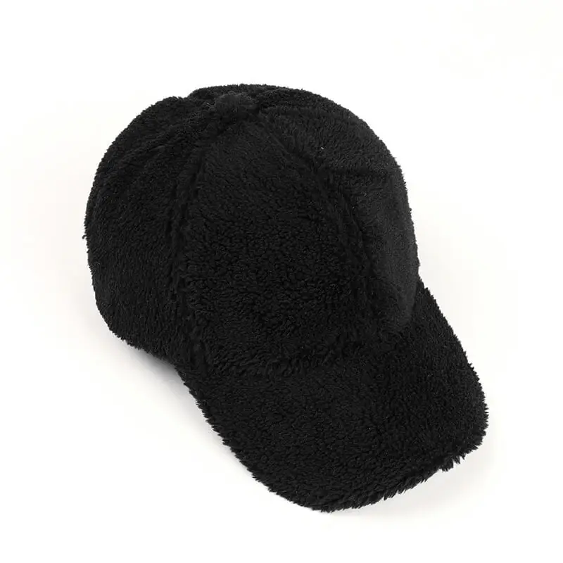 Solid Sherpa Corduroy Panel Cap 22 details Solid Sherpa Corduroy Panel Cap 12
