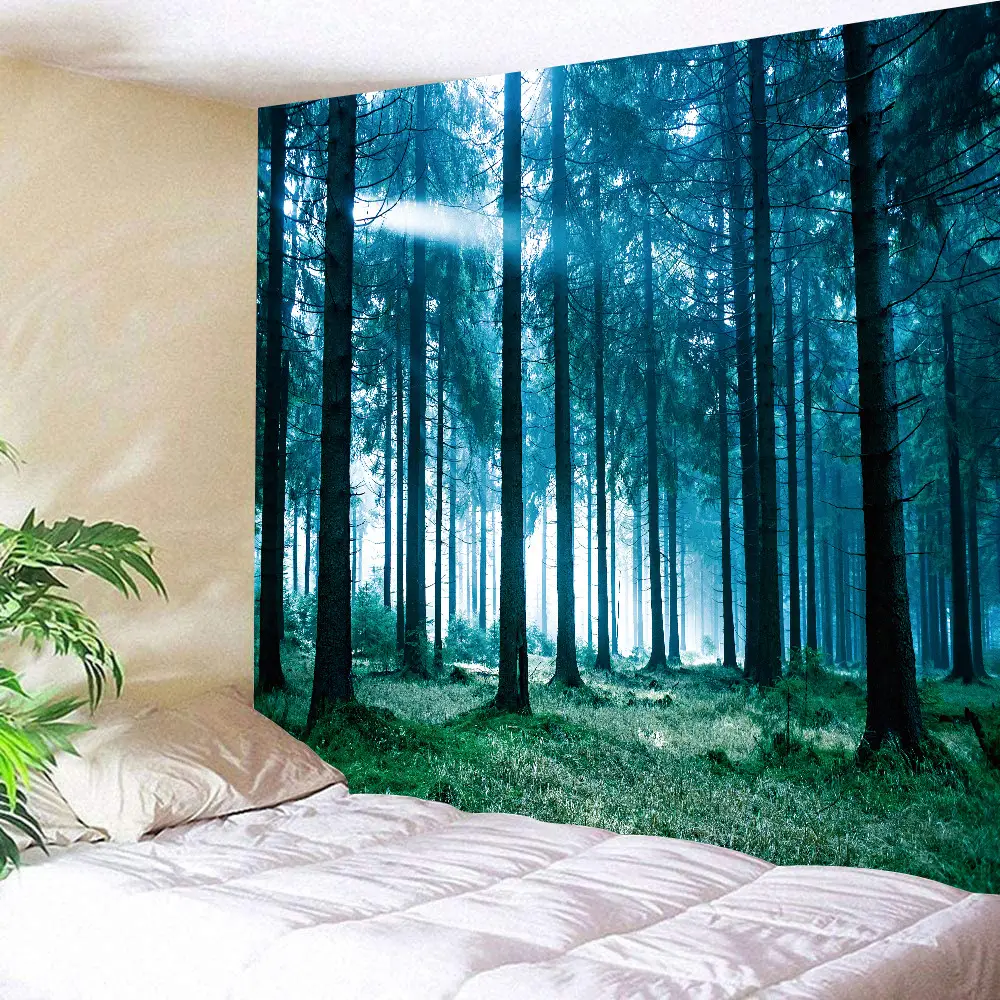 forest fog wall tapestry 10