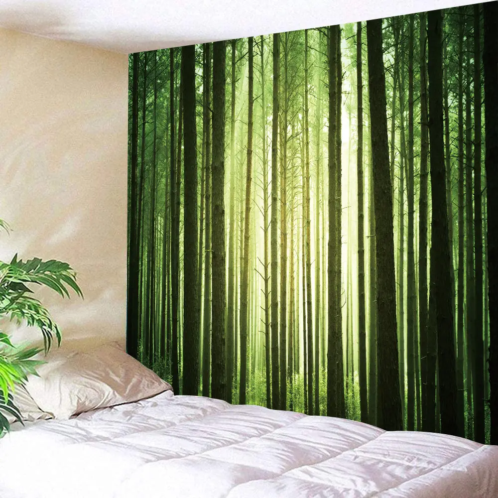 forest fog wall tapestry 11