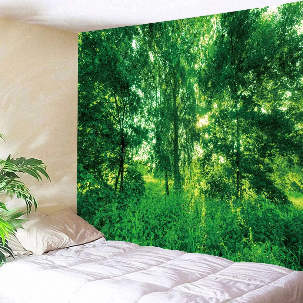 forest fog wall tapestry 21