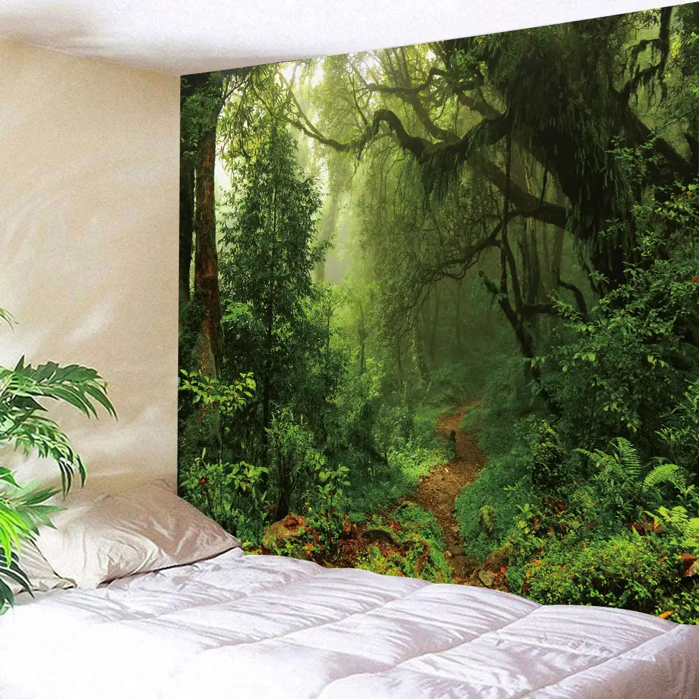 forest fog wall tapestry 22