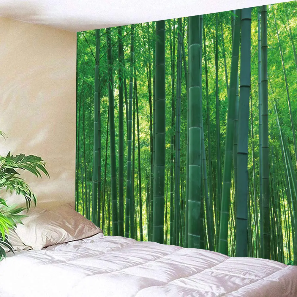 forest fog wall tapestry 3