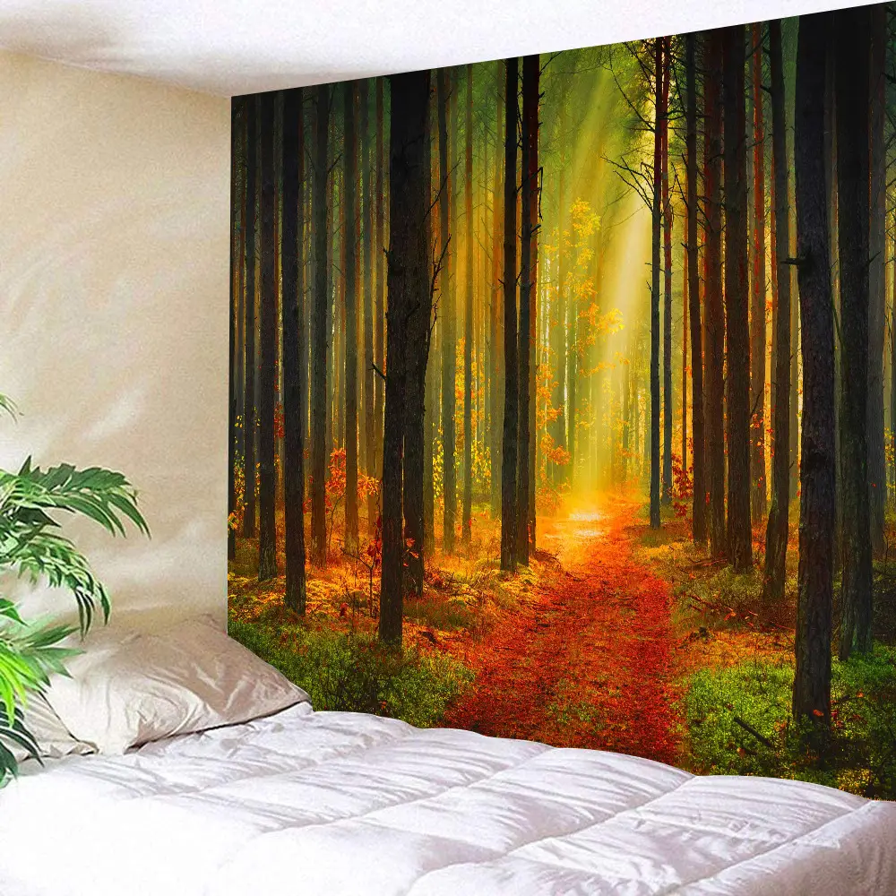 forest fog wall tapestry 7