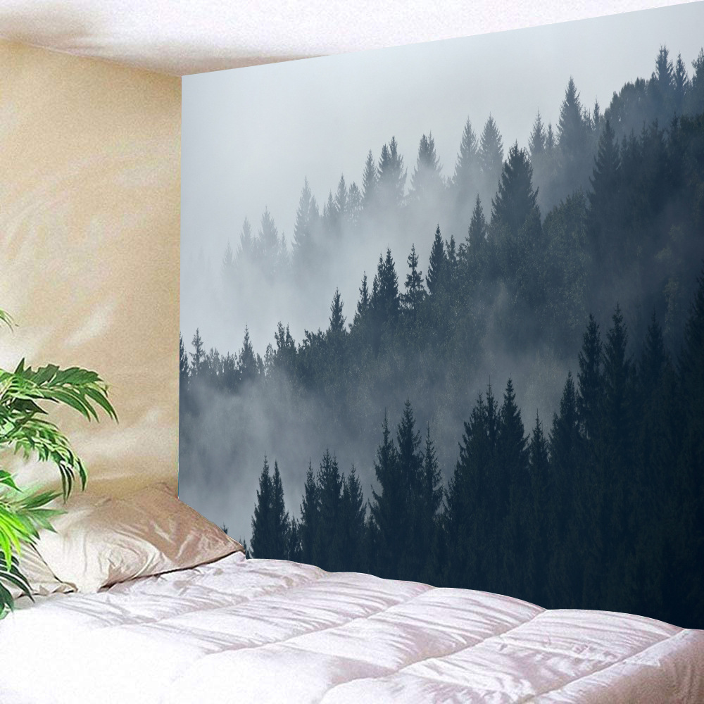 forest fog wall tapestry 9