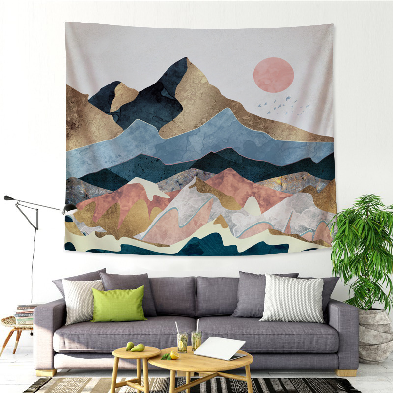 mountain sun wall tapestry 3 mountain sun wall tapestry 2