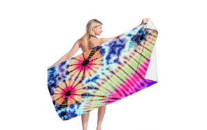 tie-dye beach towels