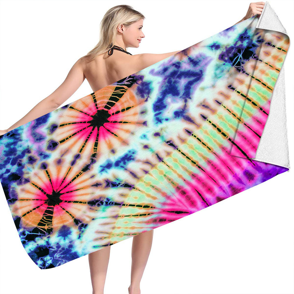 Printed Tie dye Beach Towels 7 tie dye beach towels 6