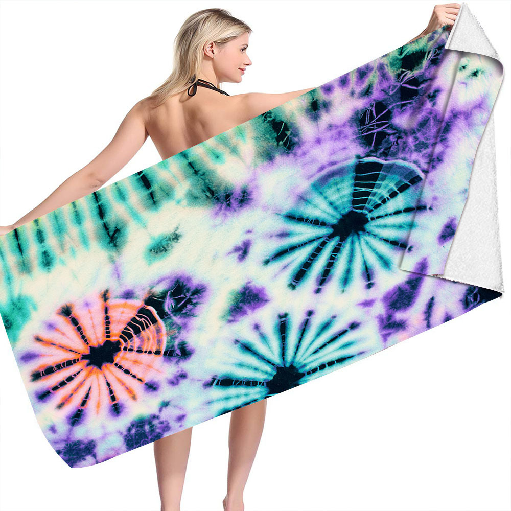 Printed Tie dye Beach Towels 9 tie dye beach towels 8