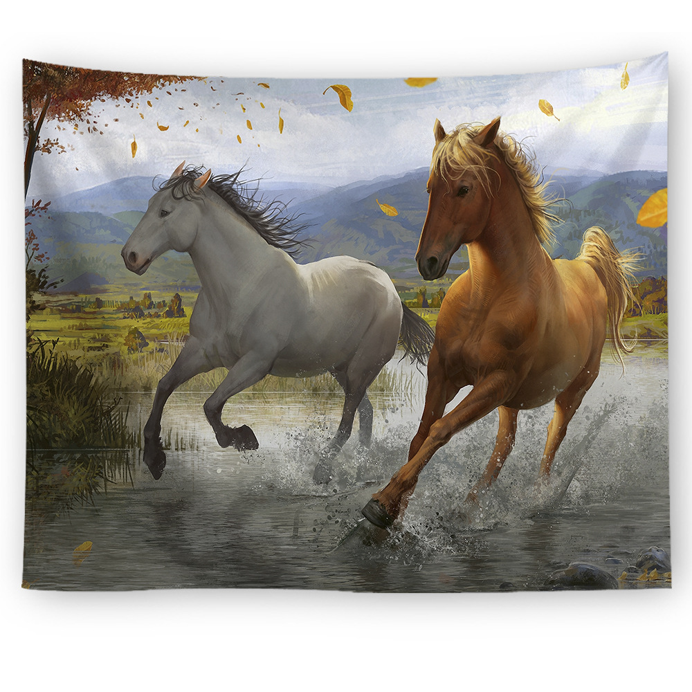 wall tapestry horse 4 wall tapestry horse 3