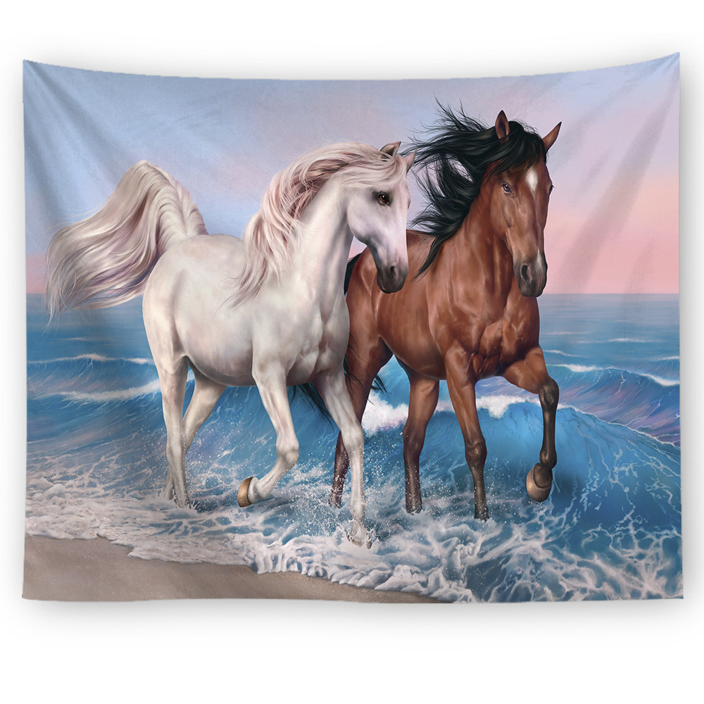 wall tapestry horse 6 wall tapestry horse 5