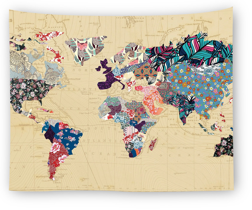 what is map tapestry wall art 10 what is tapestry wall art 8