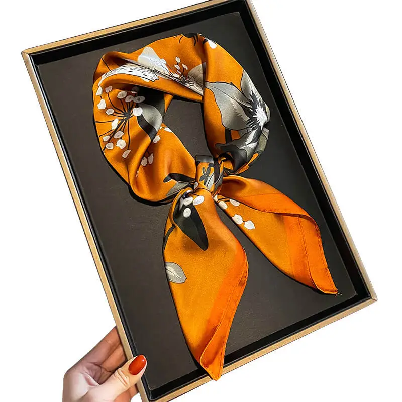 Imitatedsilk fabric Silk Scarf 70 x 70cm 40 主图 05 6